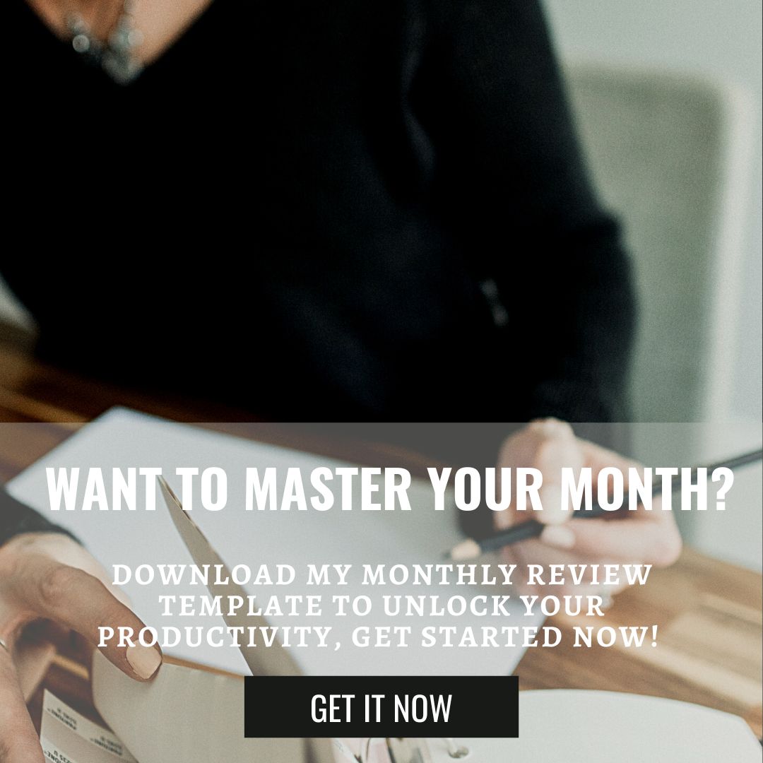 Exclusive FREE Monthly Planner